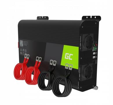 Green Cell PRO Car Power Inverter Converter 12V to 230V 2000W/4000W
