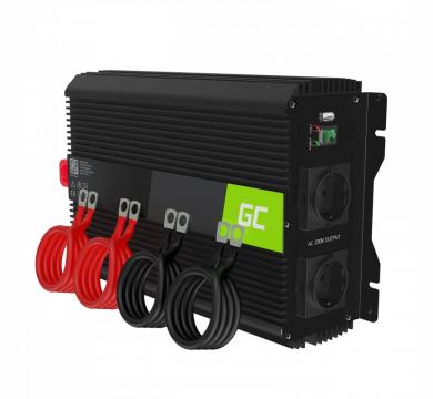 Green Cell PRO Car Power Inverter Converter 12V to 230V 3000W/6000W