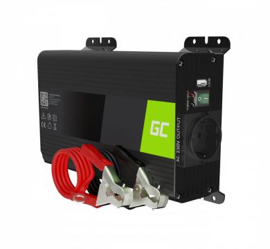 Green Cell PRO Car Power Inverter Converter 12V to 230V 300W/600W