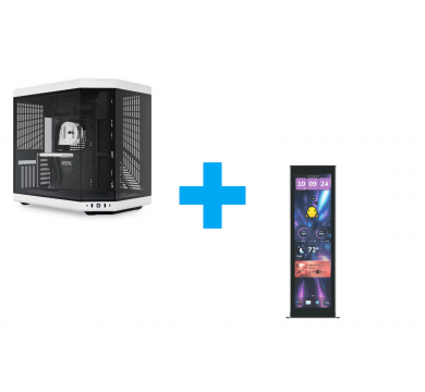 HYTE Y70 Panda + HYTE Y70 Touch Infinite Display Upgrade