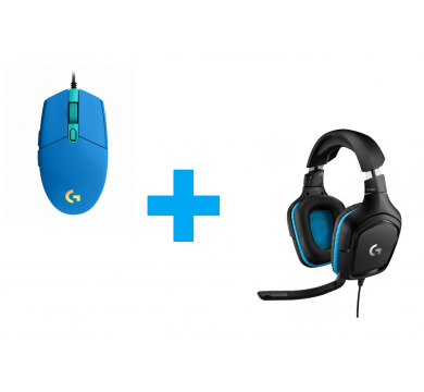 Logitech G102 Blue + Logitech G432