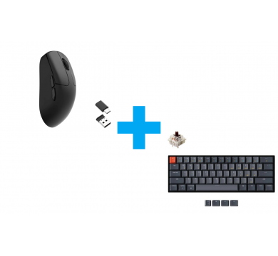 Keychron K12 Hot-Swappable Aluminum 60% + Keychron M2 Mini