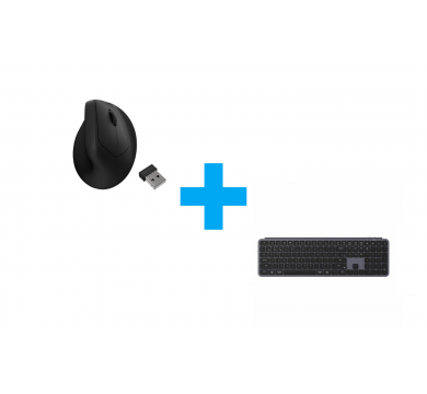 Keychron B6 Pro Ultra-Slim - Space Gray + Keychron M5 Wireless 8K Polling Rate - Black