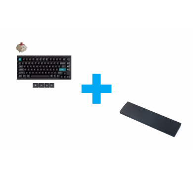 Keychron Q1 Ultra 8K Black - Silk POM Switch Red + Keychron PR47 65%/75%