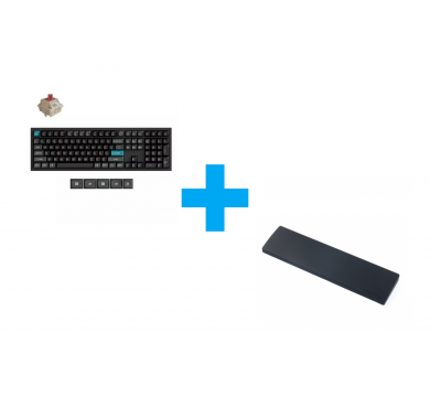 Keychron Q6 Ultra 8K Black - Silk POM Switch Red + Keychron PR52 Full Size