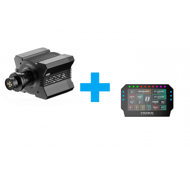 MOZA R12 V2 Wheel Base + CM2 HD Racing Dash