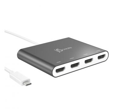 j5create JCA366 USB-C to 4-Port HDMI Multi-Monitor Adapter