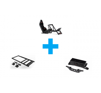 Next Level Racing Motion Plus Platform + Next Level Racing Motion + Next Level Racing Cockpit Racing Simulator F-GT