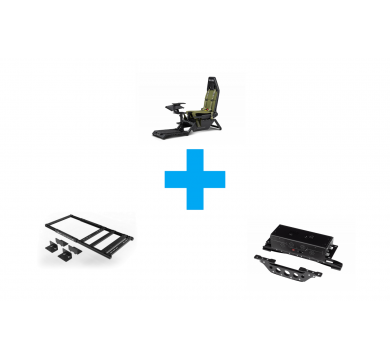 Next Level Racing Motion Plus Platform + Next Level Racing Motion + Next Level Racing Boeing Military Edition