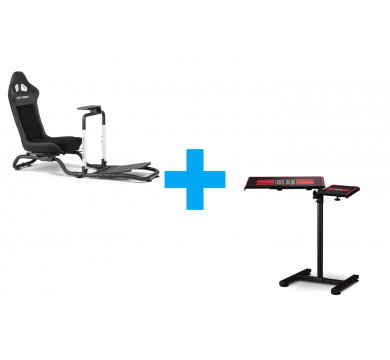 Next Level Racing Victory Simulator Cockpit + Free Standing Keyboard & Mouse Stand