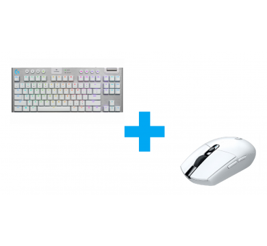 Logitech G915 TKL White + Logitech G305 Wireless White