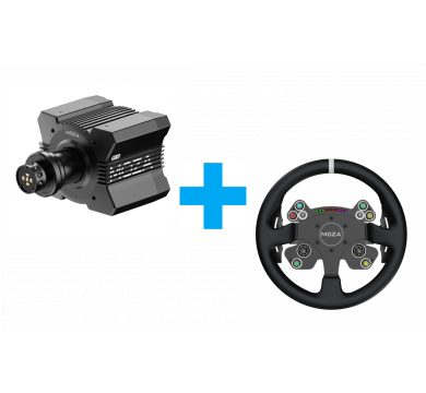 MOZA R9 V3 Wheel Base + CS V2P Steering Wheel