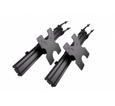 Next Level Racing Elite Freestanding Triple Monitor Stand Add On Carbon Grey