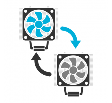 Смяна и монтиране на въздушен охладител на процесор