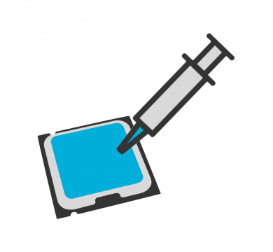 Смяна на термо паста на процесор (не включва цената на термо пастата като продукт)