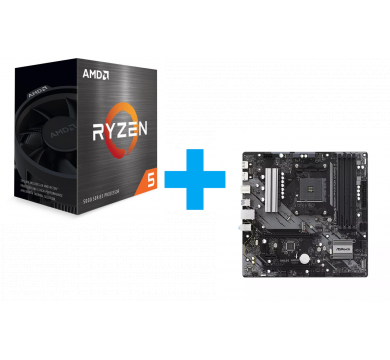 AMD Ryzen 5 5600X + ASRock B550M Phantom Gaming 4