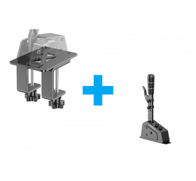 MOZA Handbrake / Shifter Table Clamp + MOZA SGP Sequential Shifter