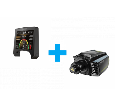 MOZA RM High-Definition Digital Dashboard + MOZA R21 Wheel Base