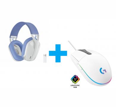 Logitech G435 + Logitech G102 LightSync